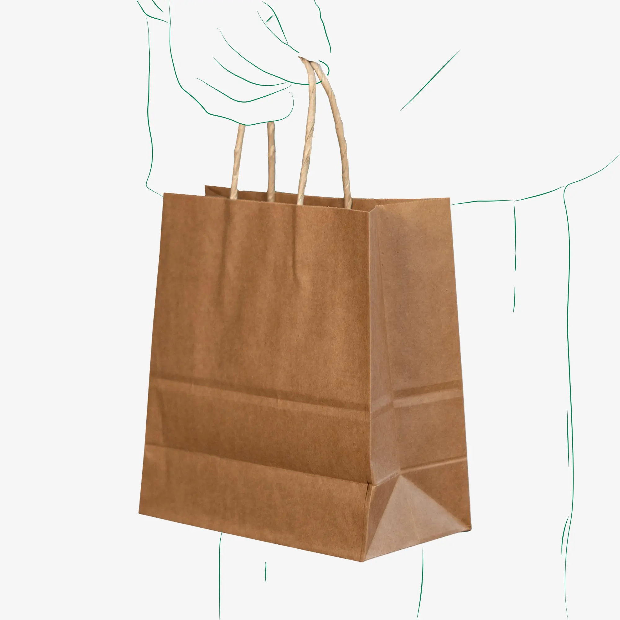 Kraft Bag - 23x23 - V02